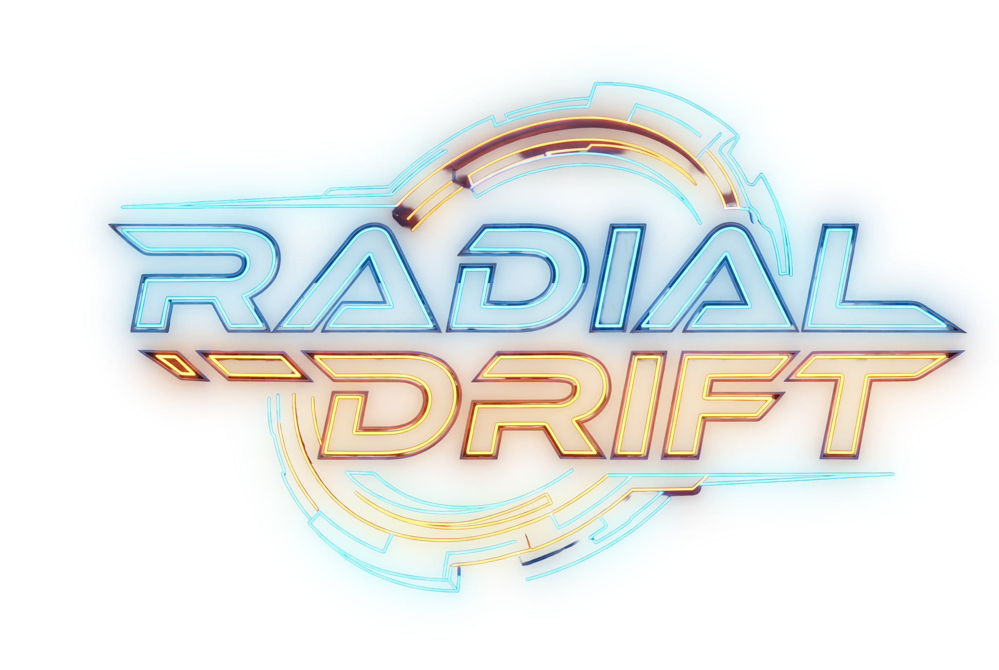 Radial Drift - Premium Arcade Survival Game Logo